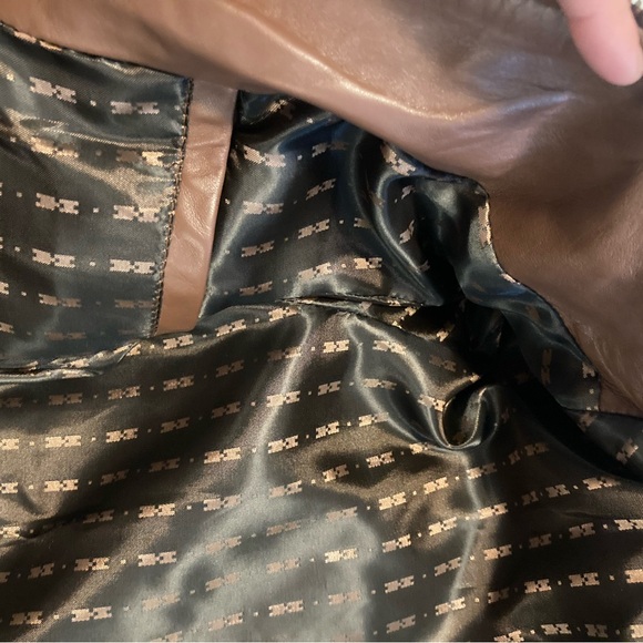 Brown Leather Jacket - Picture 8 of 8